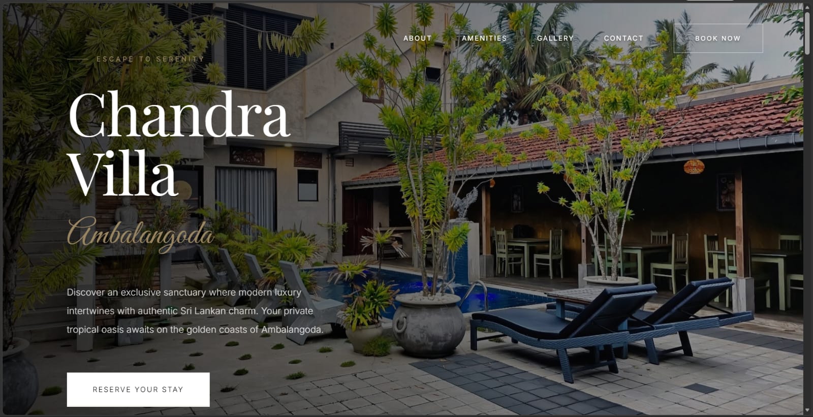 Sample Single-Page Landing Web